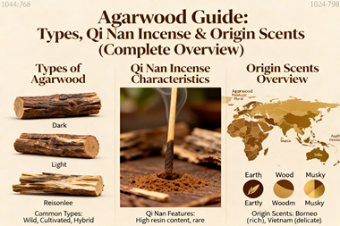 Agarwood Guide: Types, Qi Nan Incense & Origin Scents (Complete Overview)