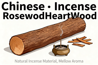 RosewoodHeartWood: History and Cultural Value in Chinese Incense